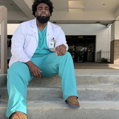 VIDEO: Former security guard now a medical student at hospital where he worked