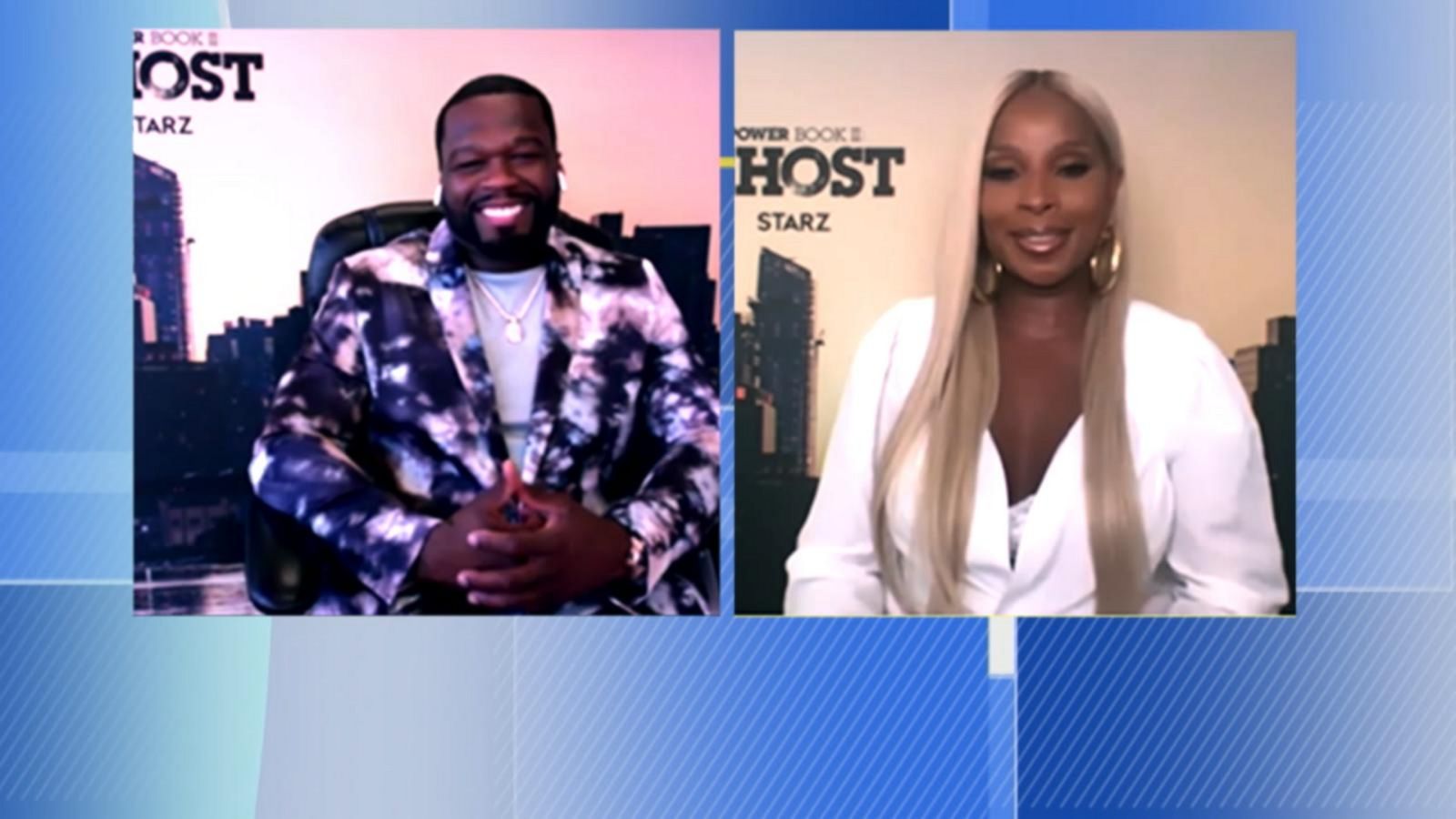 Mary J. Blige and 50 Cent talk about working together on 'Power Book II:  Ghost' - Good Morning America