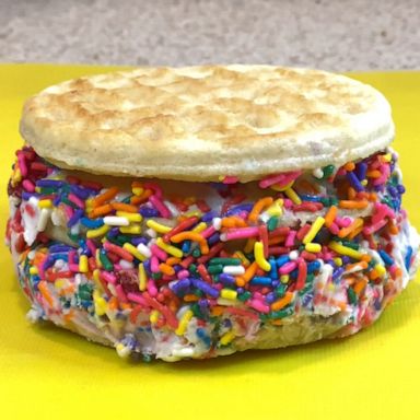 VIDEO: This waffle ice cream 'Club Sandwich' will blow your mind