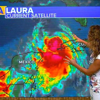 VIDEO: Laura expected to hit the Gulf Coast as a major hurricane