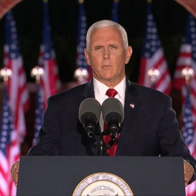 VIDEO: Vice President Pence touts Trump a champion of law and order