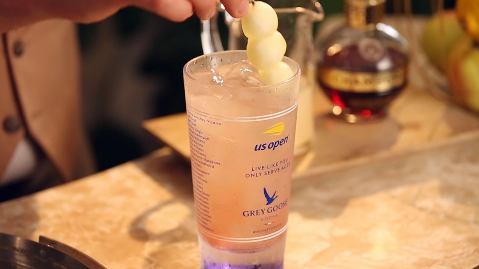 VIDEO: How to make a ‘Honey Deuce’, the US Open’s top-selling cocktail