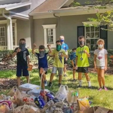 VIDEO: 10-year-old leads effort to feed his neighborhood