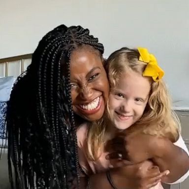 VIDEO: Black mom and white daughter address strangers' comments in viral video