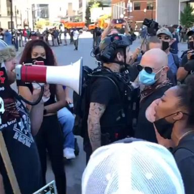 VIDEO: Protestors fill the streets of Louisville on Derby Day