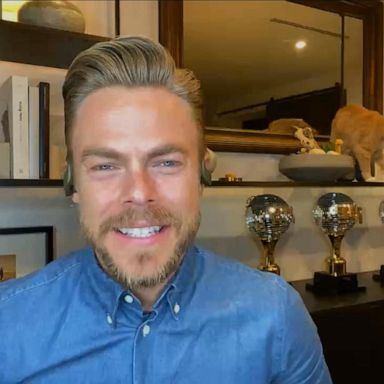 VIDEO: Derek Hough returns to 'DWTS' as new judge