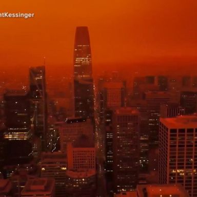 VIDEO: Apocalyptic red and orange skies result of wildfires