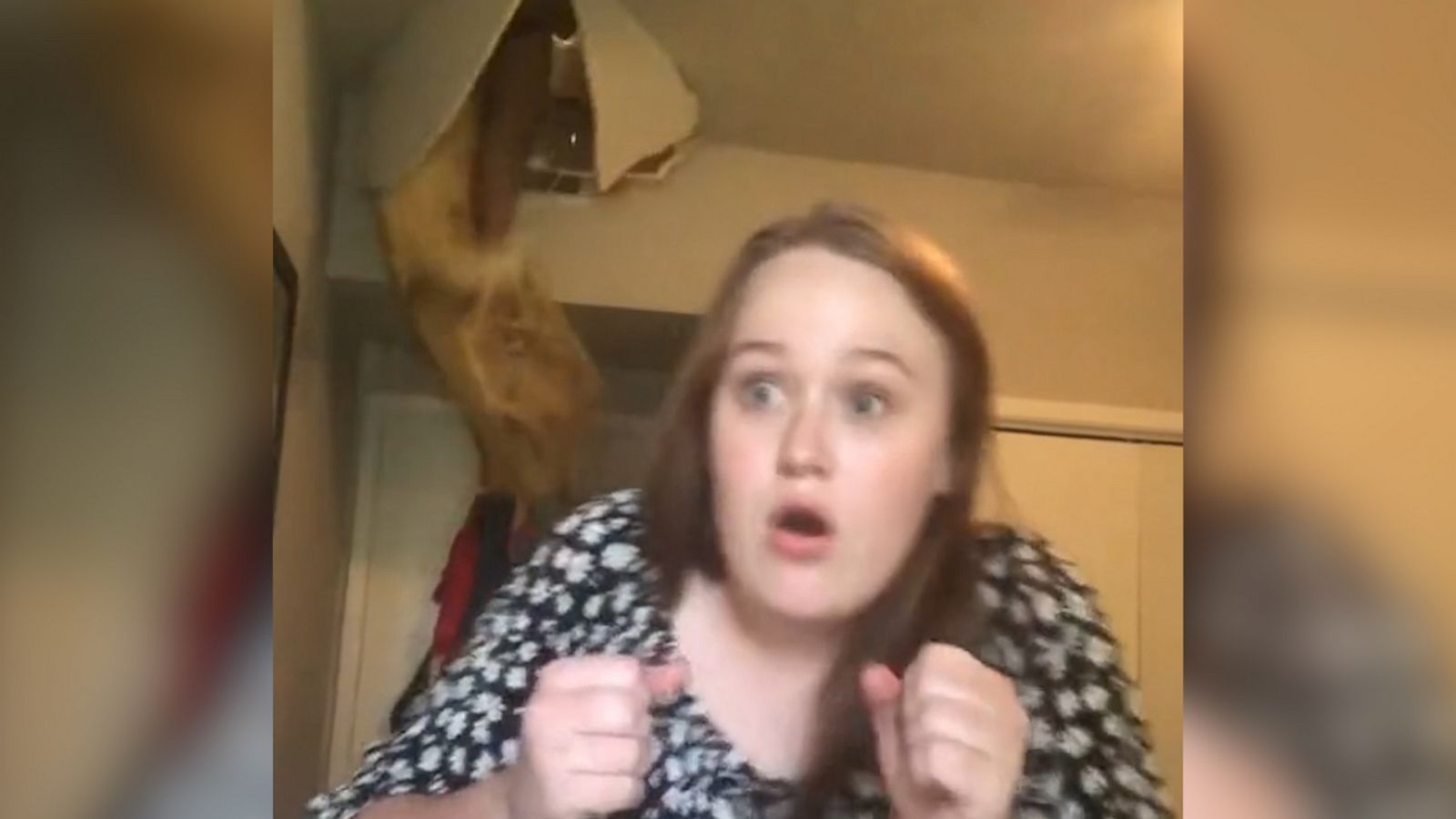 Mom accidentally falls through ceiling in daughter’s audition video ...