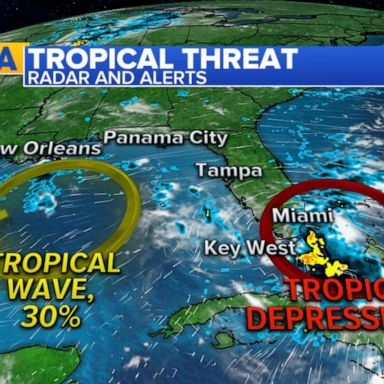 VIDEO: 6 tropical systems churning in Atlantic basin