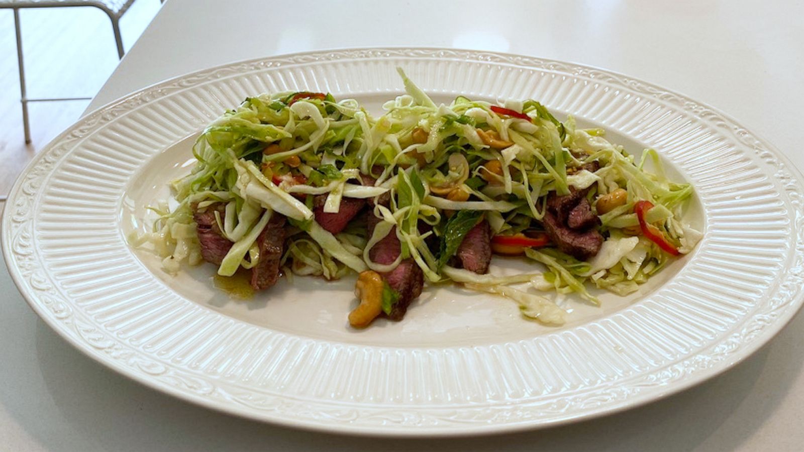 VIDEO: If you've never tried beef in your salad — here's your chance