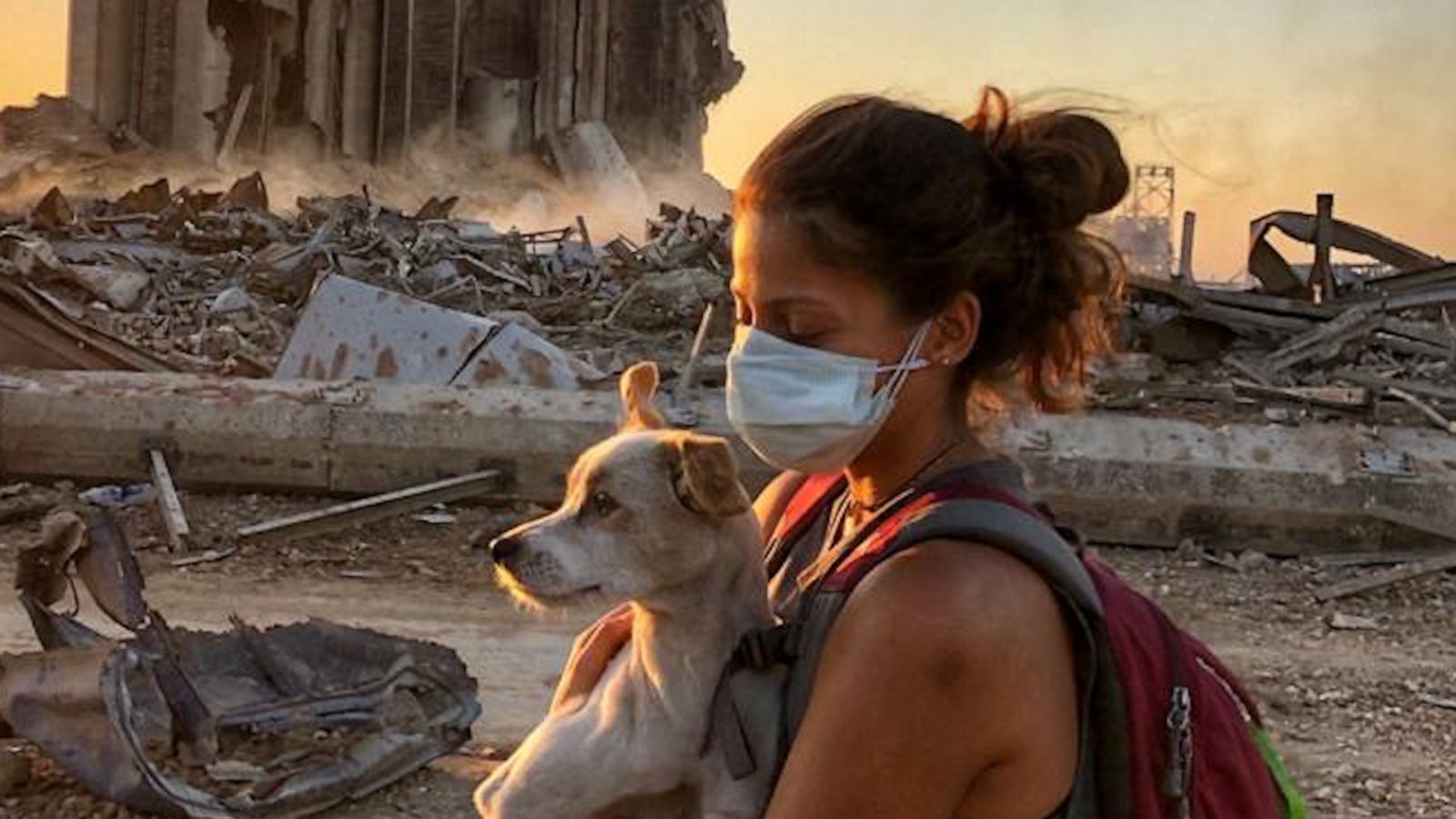 VIDEO: Pet parents reunite with their fur babies after massive explosion separated them