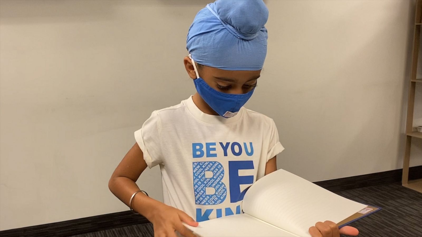 VIDEO: Little boy creates a book library of love to help COVID-19 patients feel less lonely