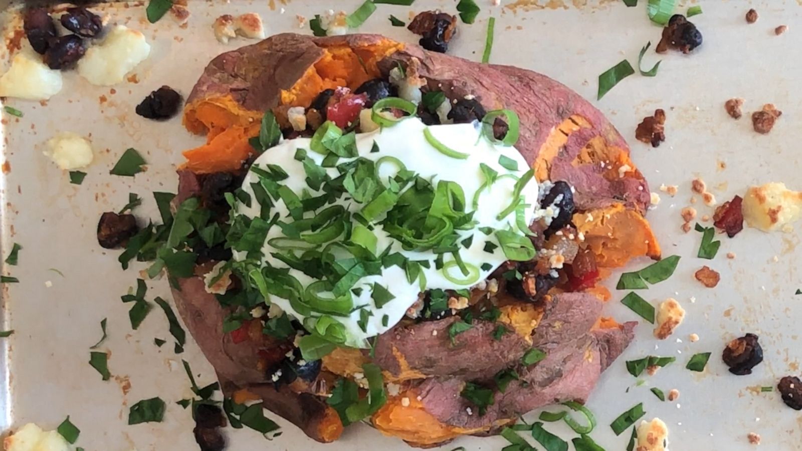 VIDEO: Try this doctor’s go-to work from home lunch, ‘Loaded Sweet Potatoes’