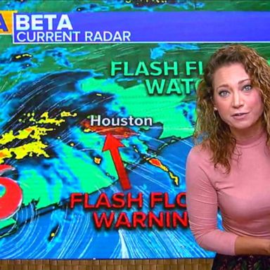 VIDEO: Tropical Storm Beta makes landfall overnight in Texas