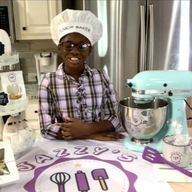 VIDEO: Big surprise for sassy 9-year-old entrepreneur