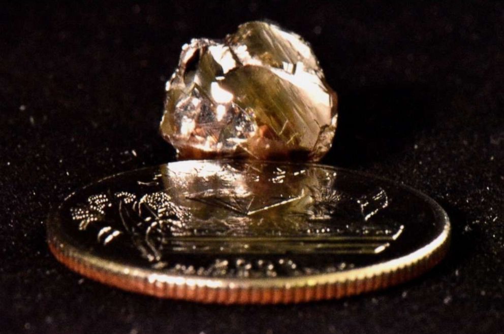 PHOTO: The 9 carat diamond was the second largest diamond ever found at Crater of Diamonds State Park. The first was a 16 carat found in 1975.