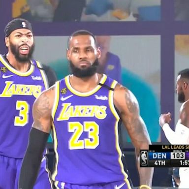 VIDEO: Lakers advance to NBA finals