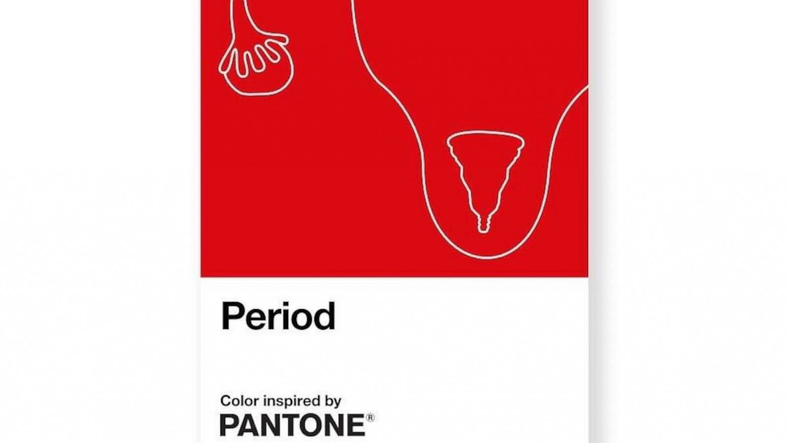 PHOTO: Pantone is shedding the stigma of menstruation with its new red tone.