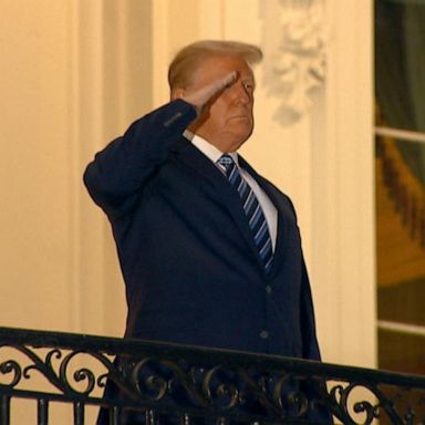 VIDEO: Trump returns to White House residence, says don't fear the virus