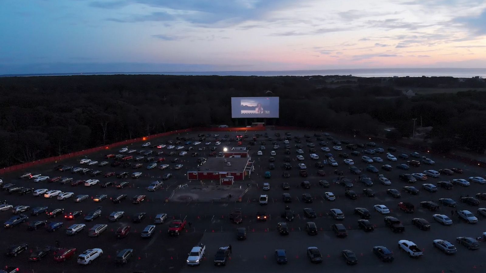 VIDEO: Drive-in film screening gives Provincetown locals deep sense of community amid COVID