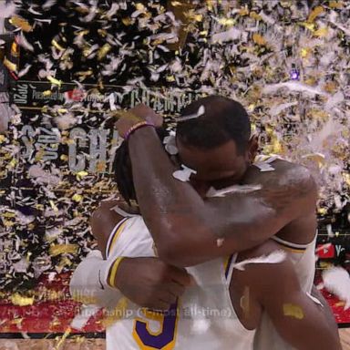 VIDEO: Lakers historic NBA Championship win for 1st time in 10 years