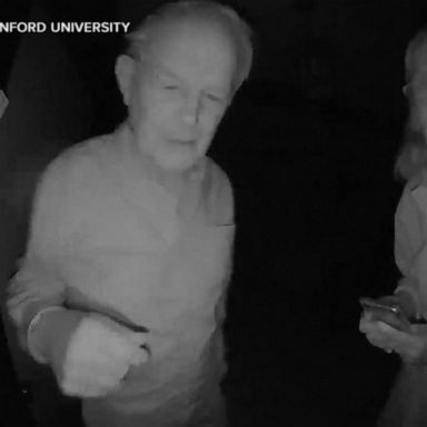 VIDEO: Neighbors attempt to share Nobel Prize news in the middle of the night