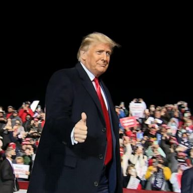 VIDEO: Trump holds rally in Pennsylvania as Biden slams his handling of the pandemic