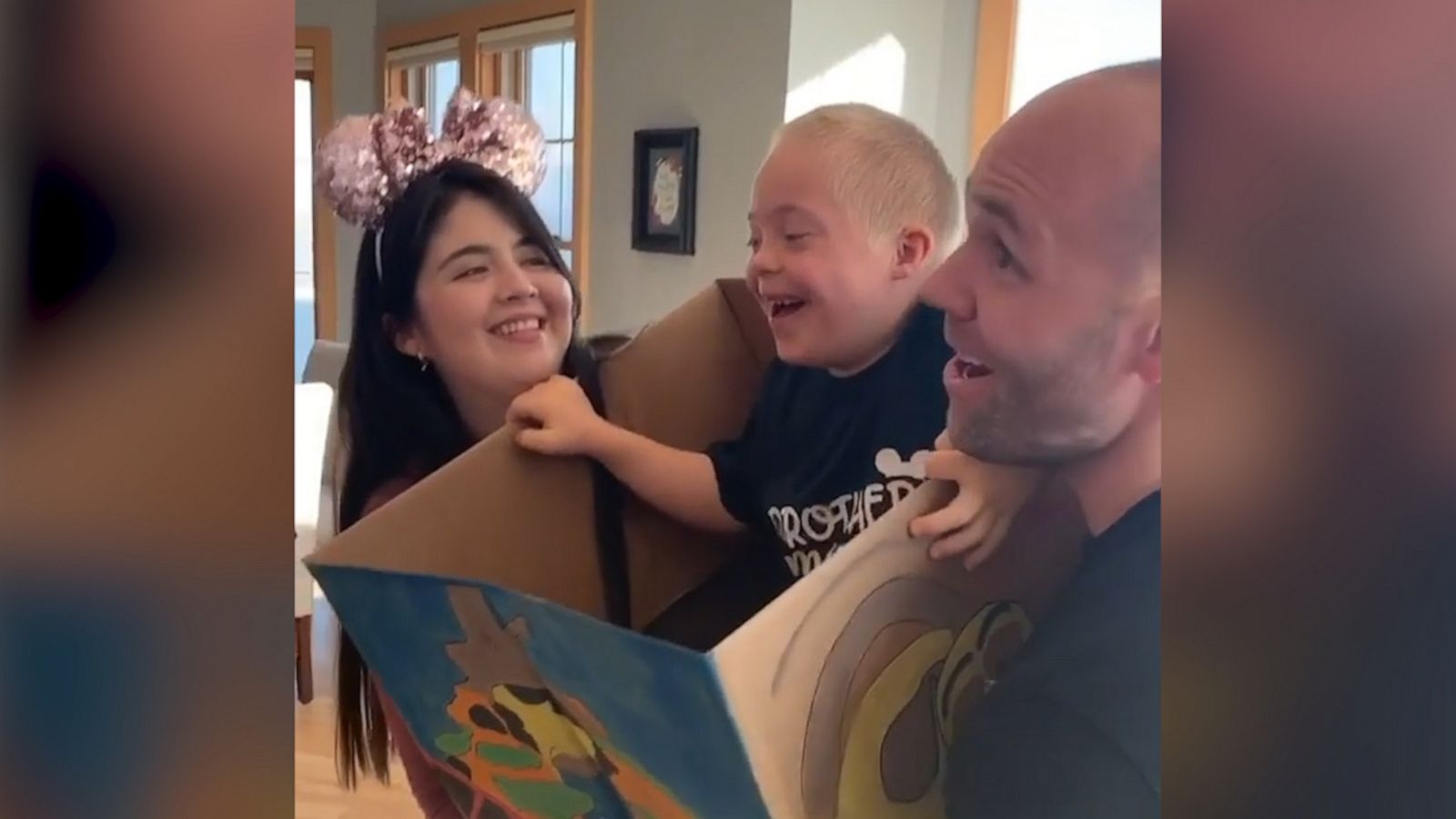 VIDEO: Big sister creates Disney at home for little brother’s birthday