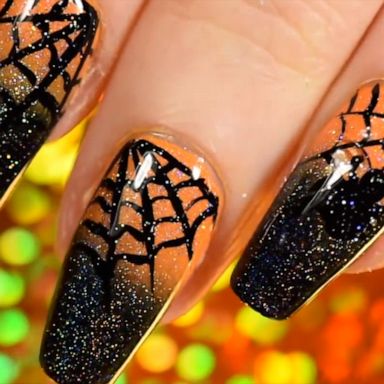 VIDEO: Transform your nails this Halloween with these WEB-tastic designs