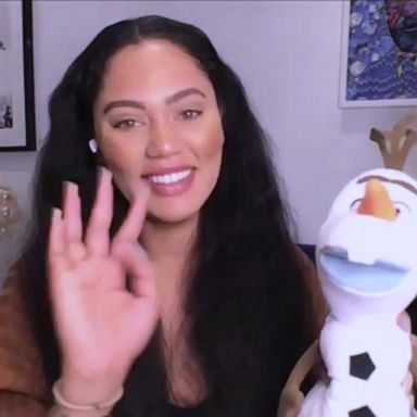 VIDEO: Ayesha Curry hosts virtual play date during 'Frozen' fan fest