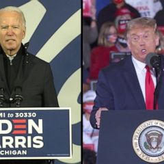 Trump, Biden hit trail hard as record early voter turnout continues