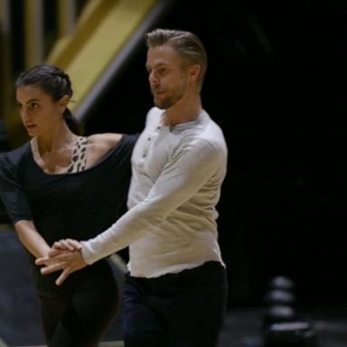 VIDEO: Derek Hough heads back to dance floor on ‘Dancing With the Stars’