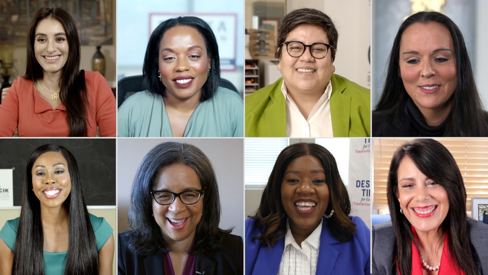 VIDEO: A candid conversation with eight women of color running for Congress this year