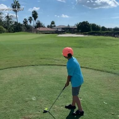 VIDEO: 5-year-old celebrates incredible hole-in-one