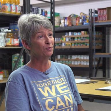 VIDEO: Hometown heroes help feed Louisiana town after hurricanes