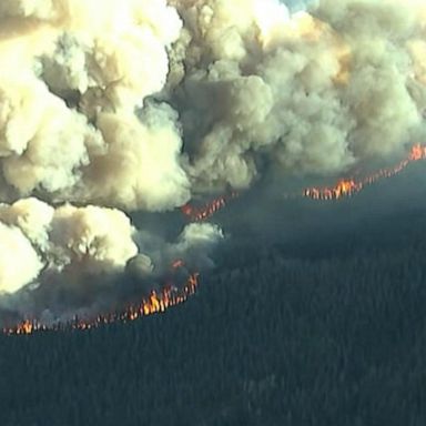 VIDEO: Wildfire dangers out West as more than 30 burn