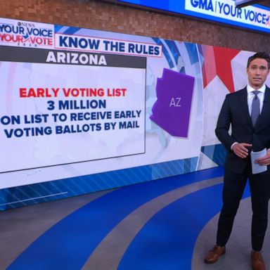 VIDEO: Rules for registering in-person versus mail-in-voting for key states