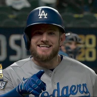 VIDEO: Dodgers beat Rays, 1 win away from World Series title