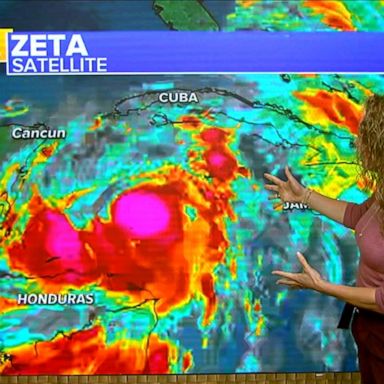 VIDEO: Zeta marks the 27th named storm of the year in the western Caribbean as Southern