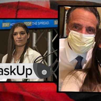 VIDEO: New York Gov. Andrew Cuomo and daughter Mariah launch new mask campaign