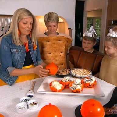 VIDEO: Jo Saltz of Delish shares how to make Jack O’Lantern bowls and Ghost S’mores Dip