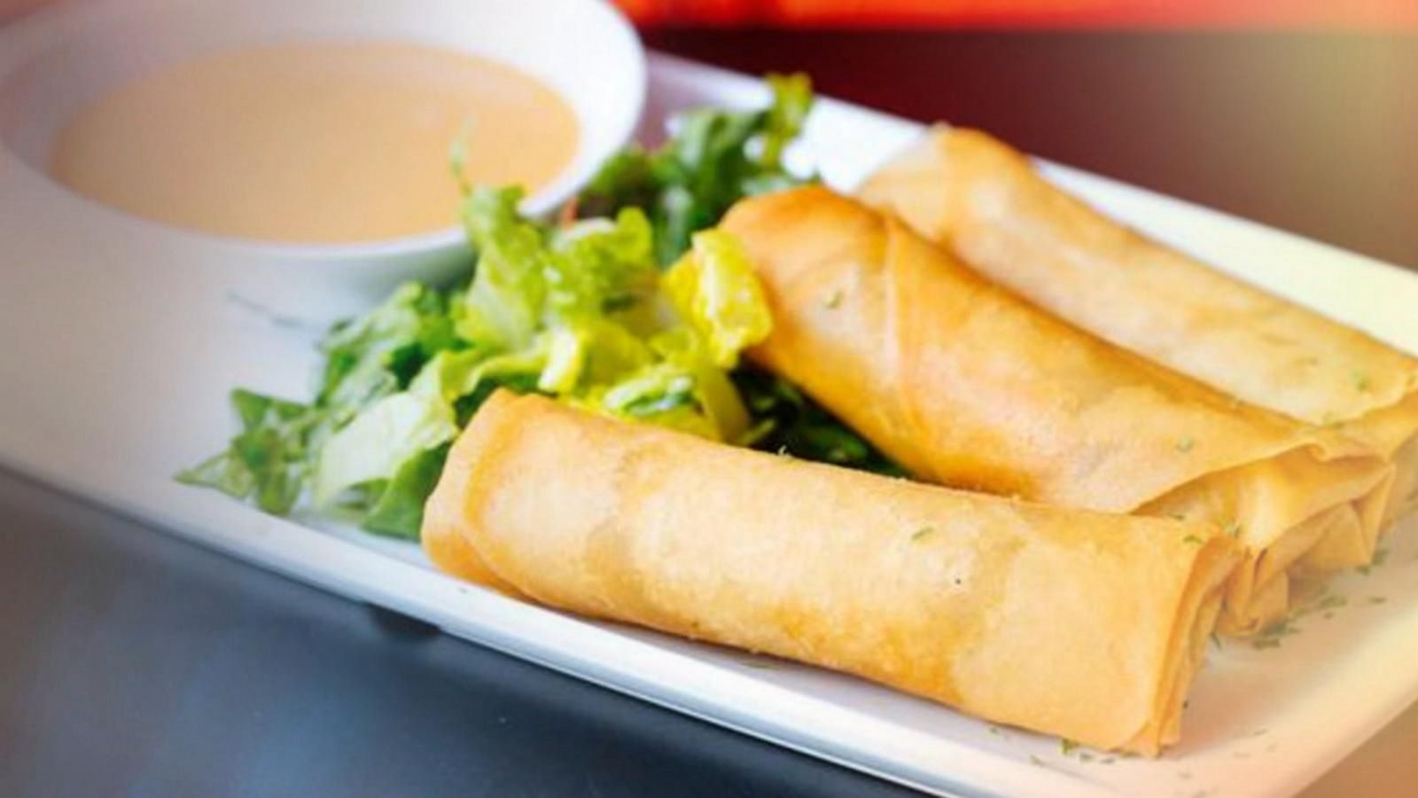 PHOTO: Philly cheesesteak spring rolls made at Star Fusion Restaurant.