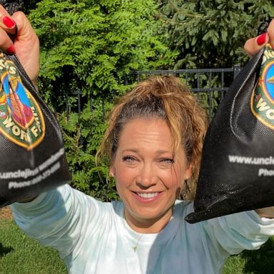 VIDEO: This is how Ginger Zee composts in her yard to reduce food waste and feed her garden