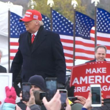 VIDEO: Trump calls for vote counting to end in battleground states he leads