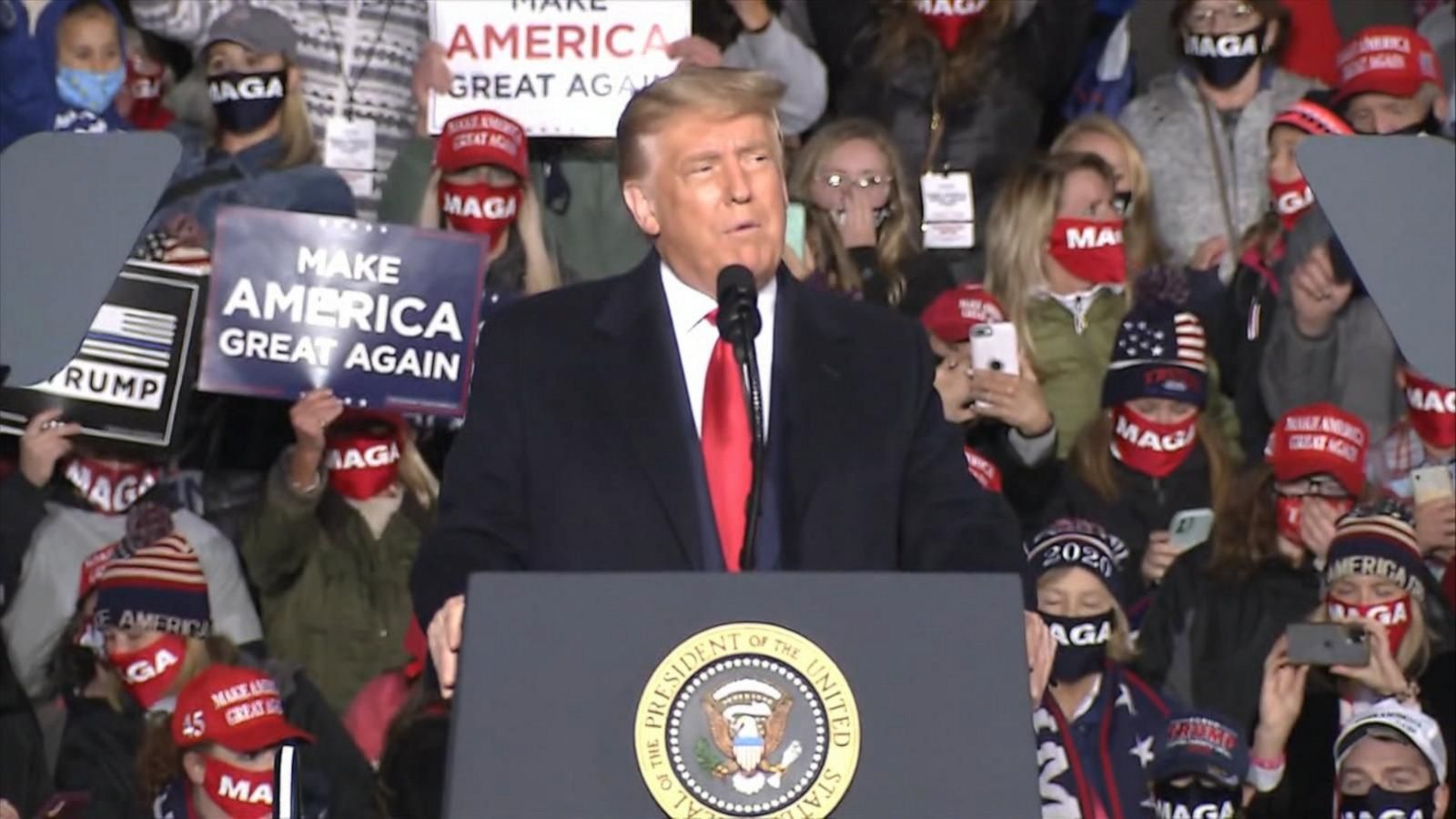 VIDEO: Of the remaining battleground states, President Trump only leads in North Carolina