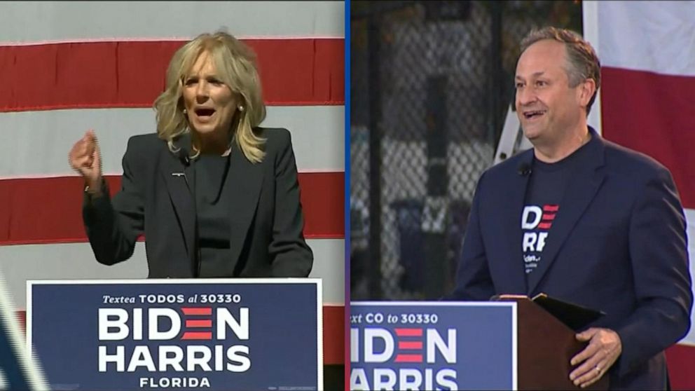 Video A Closer Look At The First Spouses, Jill Biden And Doug Emhoff ...