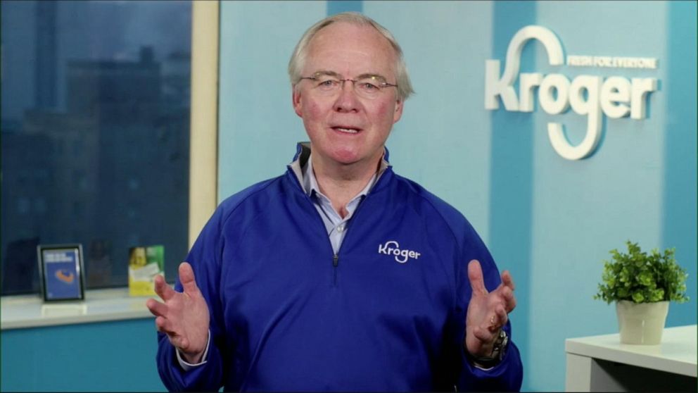 VIDEO: Kroger CEO talks Thanksgiving grocery demand, new product limits amid COVID surge