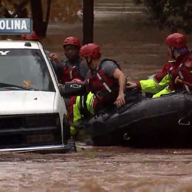 VIDEO: Deadly flooding prompts urgent rescues from Florida to Carolinas