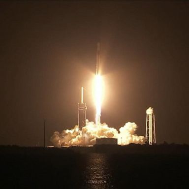 VIDEO: SpaceX launched 4 astronauts to International Space Station