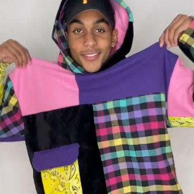 VIDEO: Sustainable designer transforms old blankets into trendy streetwear